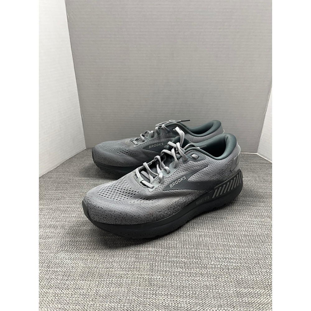 Brooks Beast GTS 24 Running Shoes Mens 11.5 Gray Athletic Sneakers